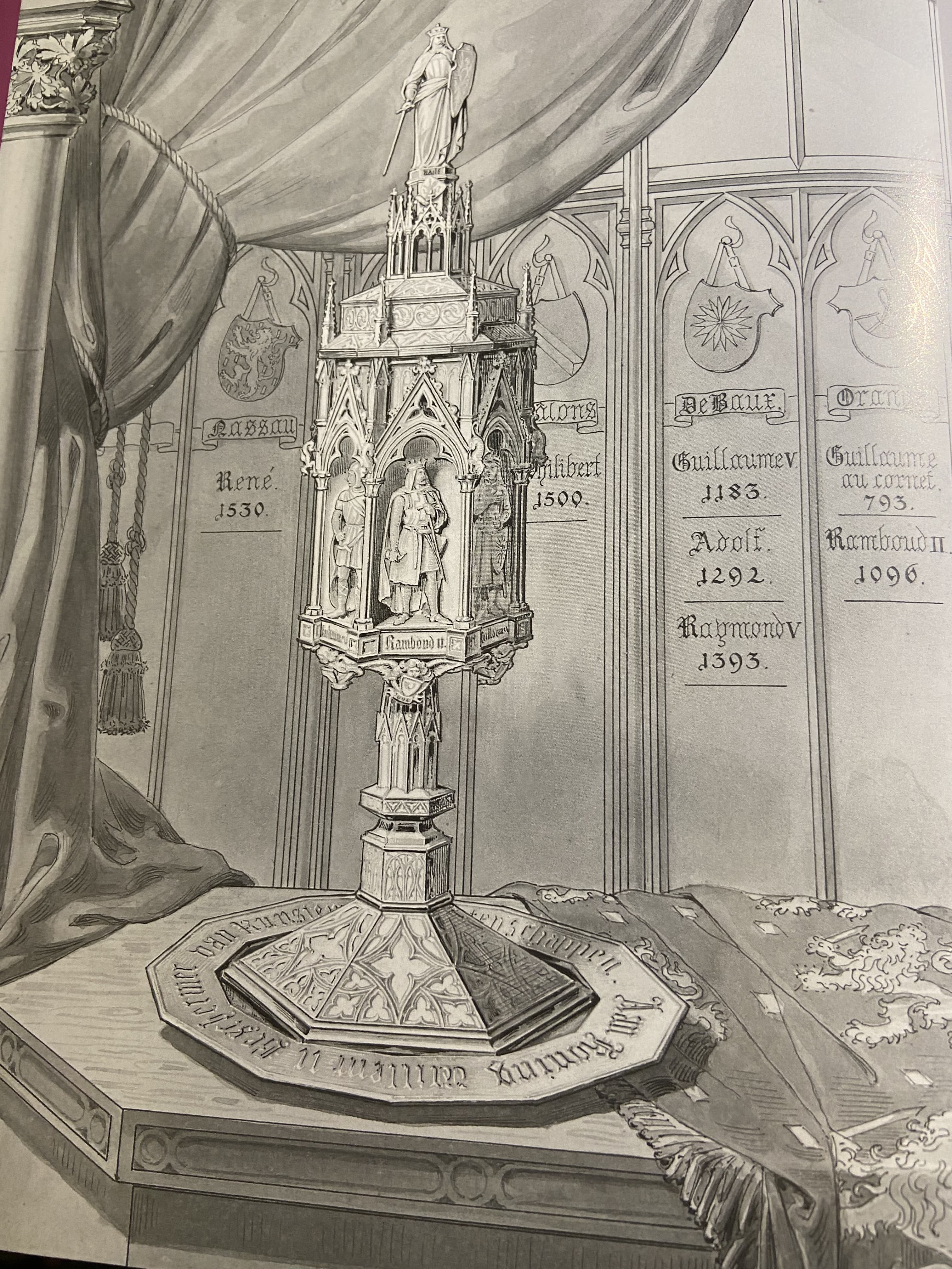 Zilveren Gotische bokaal gemaakt door Van Kempen in 1847 in opdracht van Koning Willem II kennisbank Zilver.nl